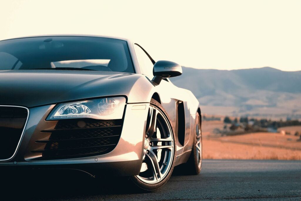 devant d'une audi R8